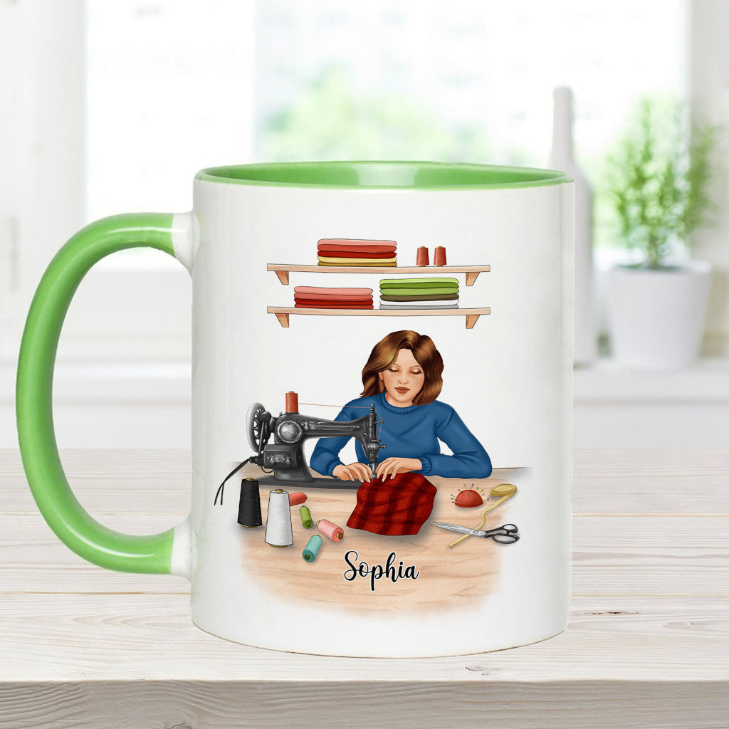 Mon espace couture - Mug personnalisé pour la couture