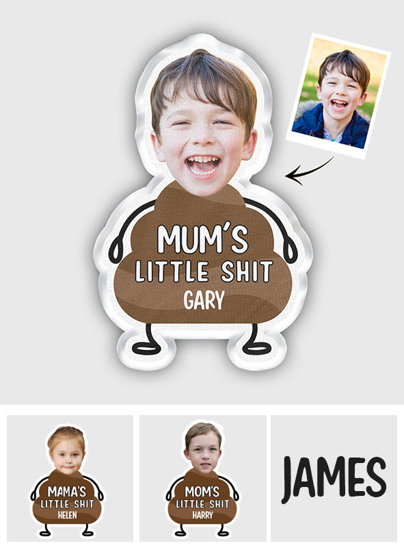 Les petits cons de maman - Coussin personnalisé en forme de maman