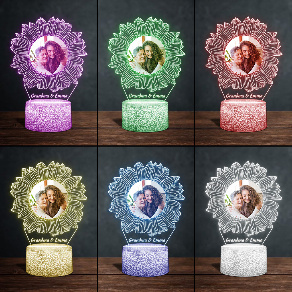 Tu es mon rayon de soleil - Cadeau pour maman, grand-mère, sœur, fille, fils, frère, grand-père, papa, épouse, époux, ami(e) - Plaque lumineuse personnalisée