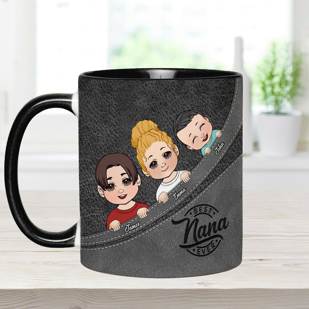Meilleure grand-mère/meilleur grand-père/papa/maman du monde - Mug personnalisé « Grand-mère »