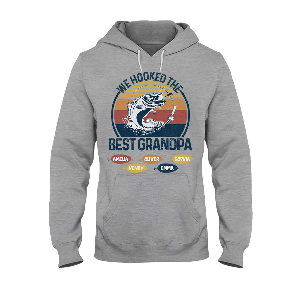 Nous avons trouvé le meilleur papa pêcheur, grand-père ! - Cadeau de pêche pour papa et grand-père - T-shirt et sweat à capuche personnalisés