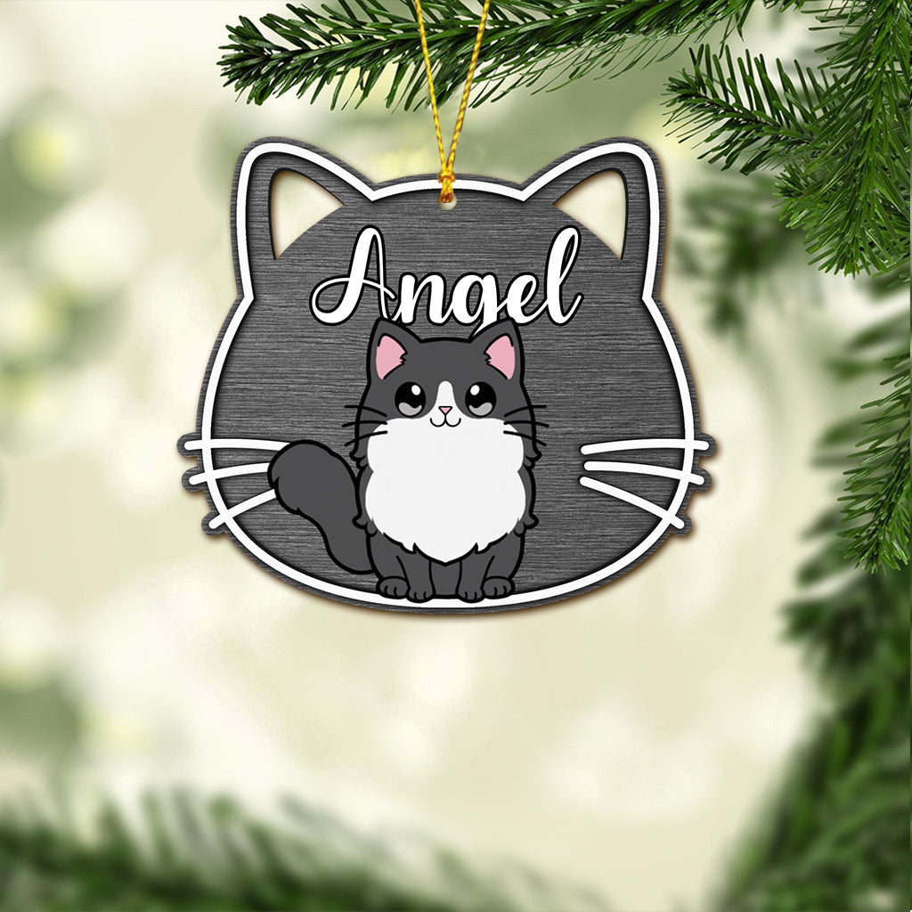 Meowy Christmas - Personalized Cat Ornament