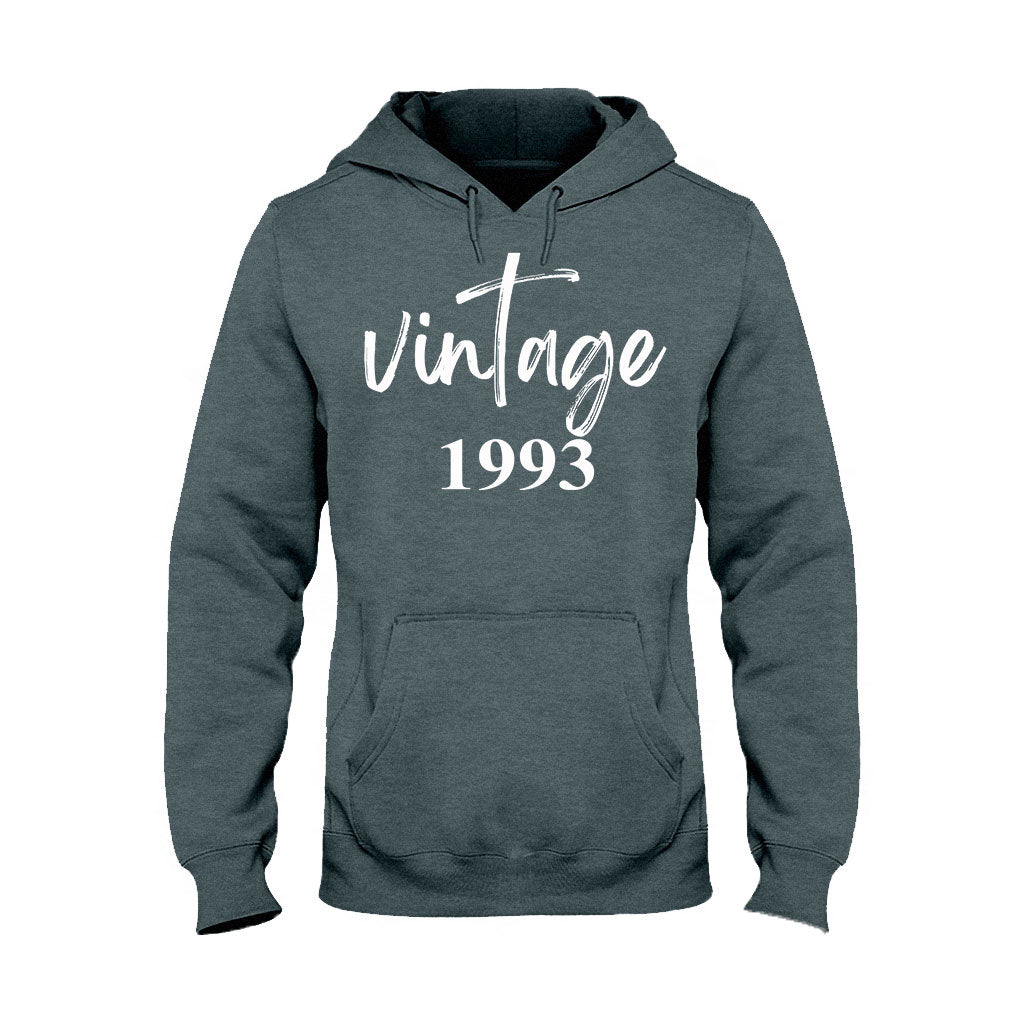 Version vintage - T-shirt et sweat à capuche personnalisés pour anniversaire