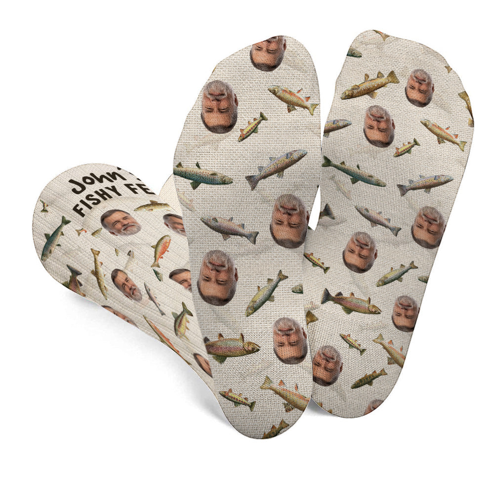 Pieds de Poisson - Chaussettes de pêche personnalisées