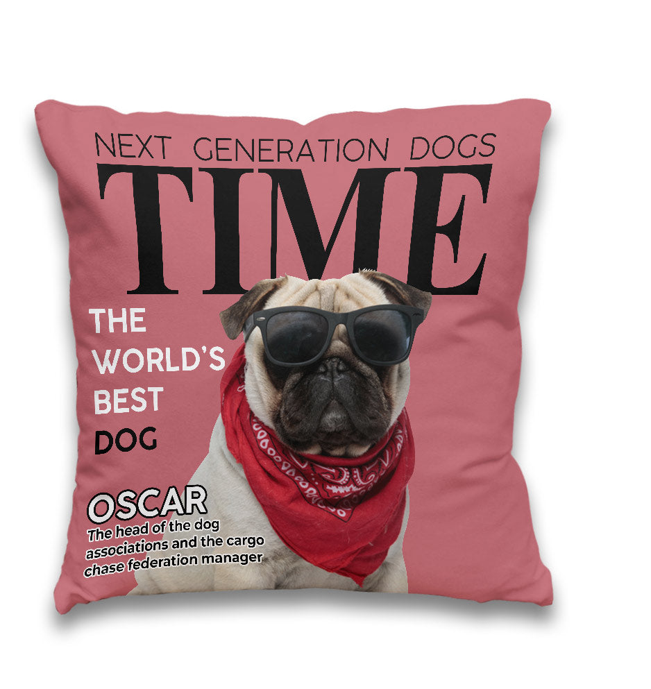 The World's Best Dog - Personalized Dog Throw Pillow