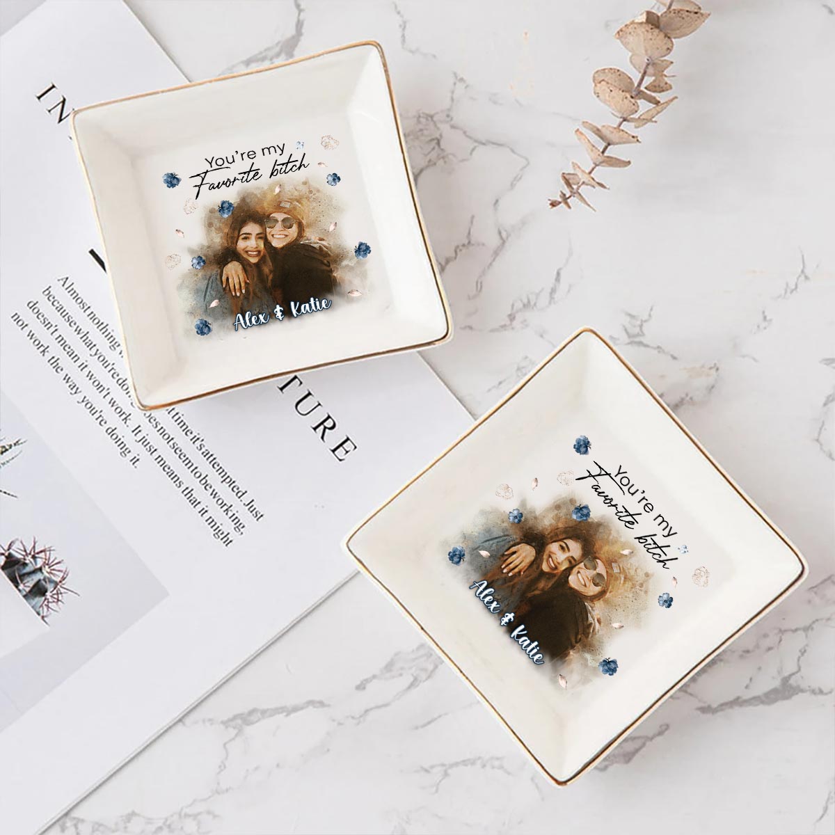 Tu es ma préférée - Porte-bijoux personnalisé pour meilleure amie