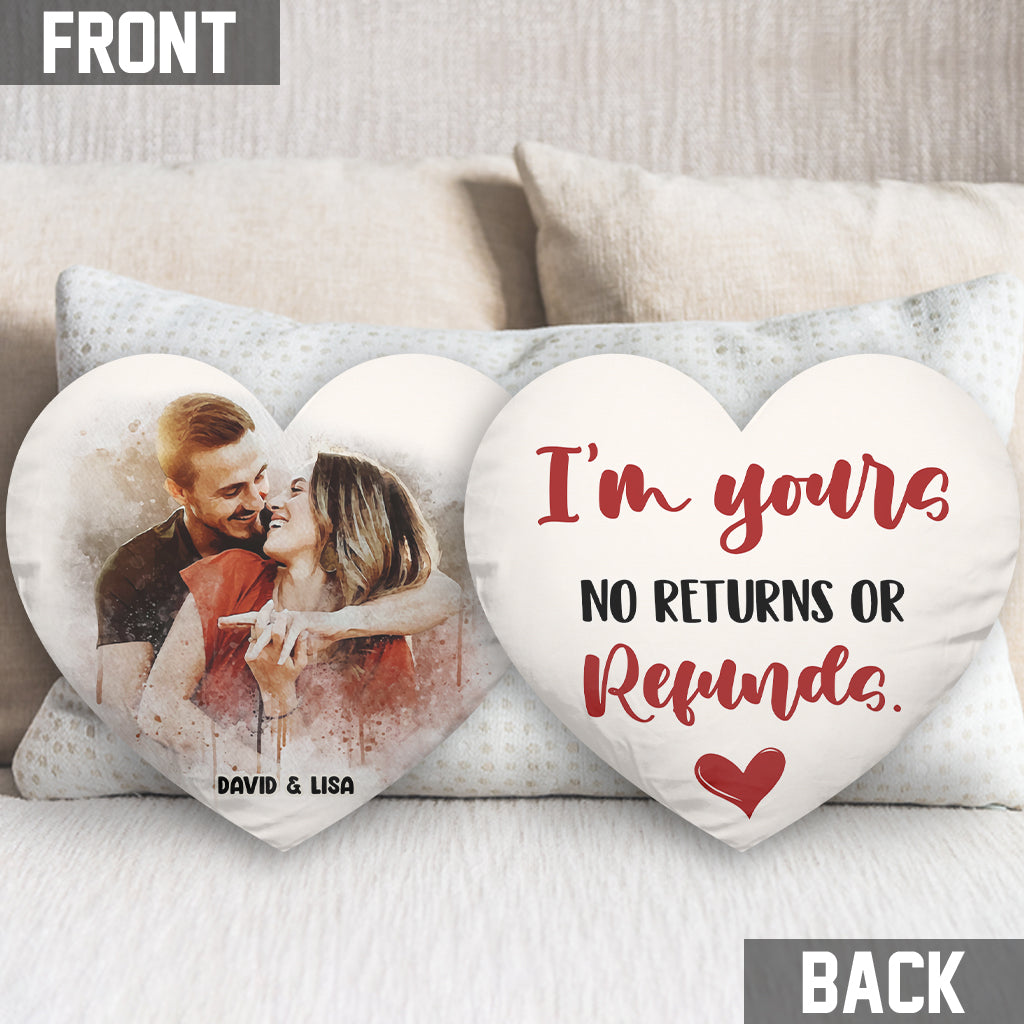You & Me - Personalized Couple Shaped Pillow