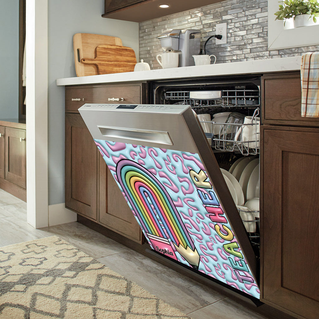Teacher Life - Personalized Teacher Dishwasher Cover