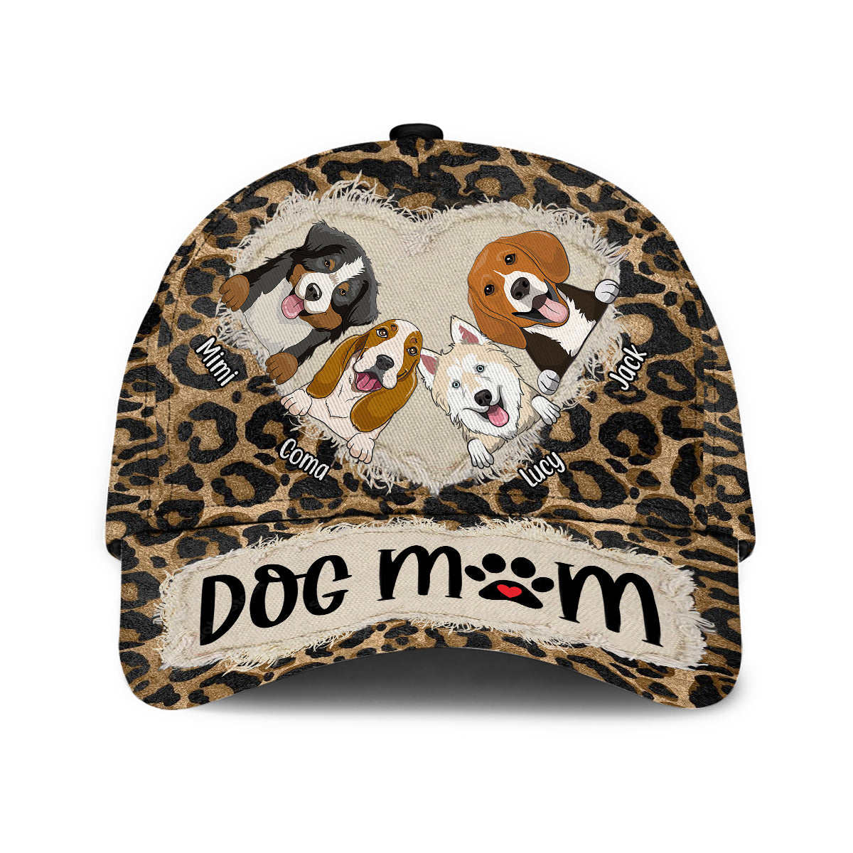 Maman de chien - Casquette classique personnalisée pour chien