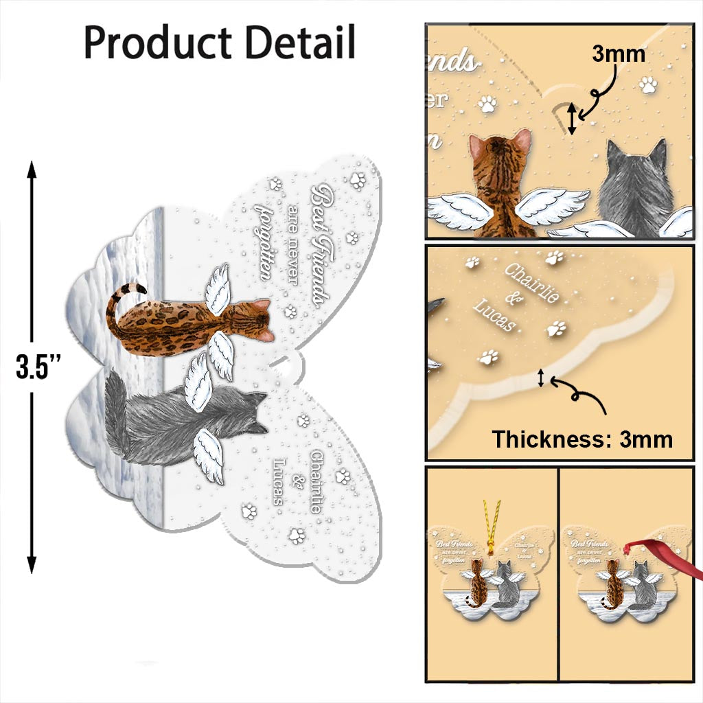 Les meilleurs amis ne sont jamais oubliés - Ornement personnalisé pour chien