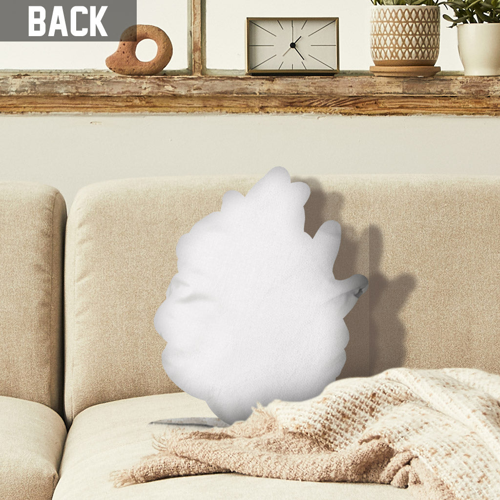 Coussin personnalisé en forme de chat noir