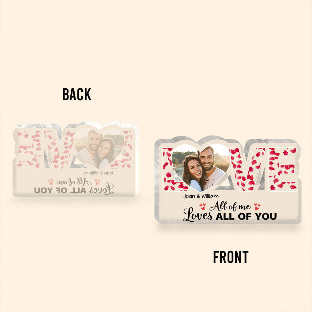 « This Is Us » - Cadeau pour couple (mari, femme, petite amie, petit ami) - Plaque acrylique personnalisée.