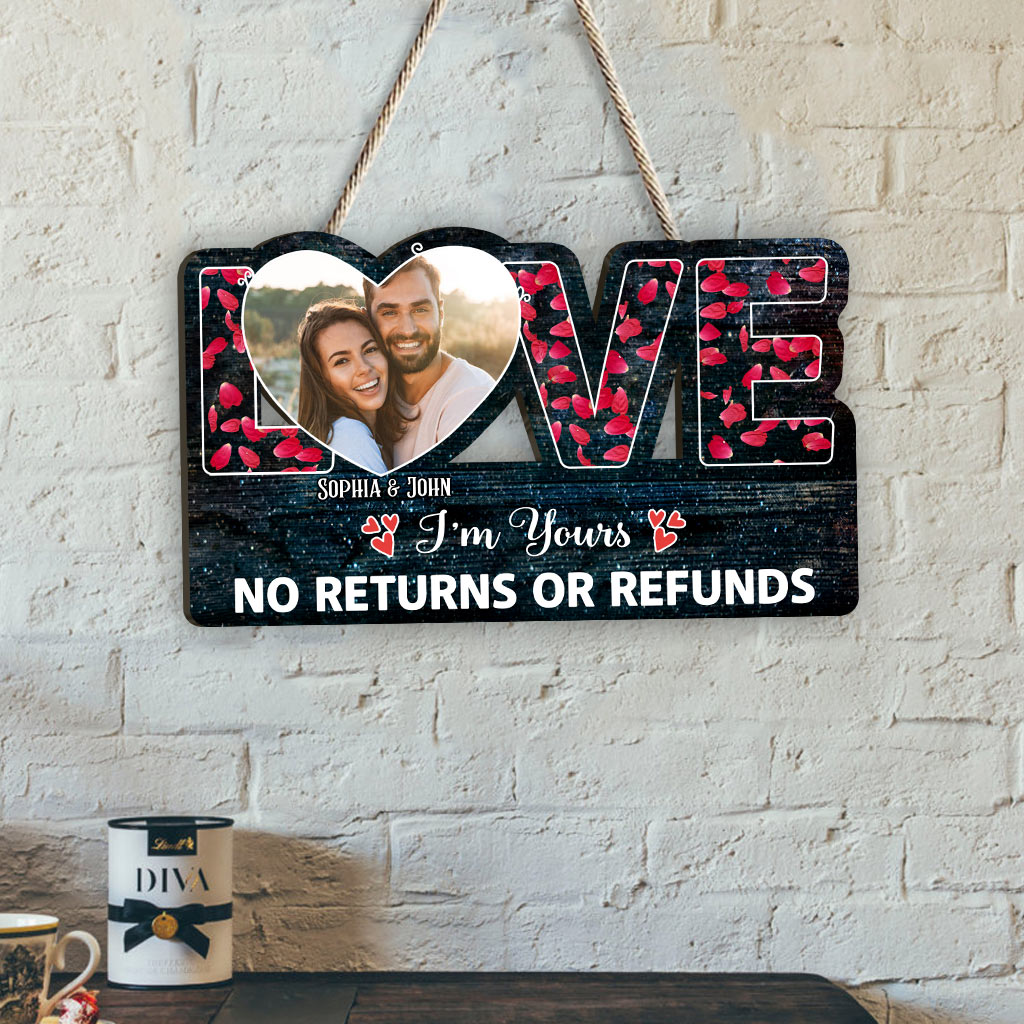 « This Is Us » - Cadeau pour couple (mari, femme, petit ami, petite amie) - Panneau en bois personnalisé