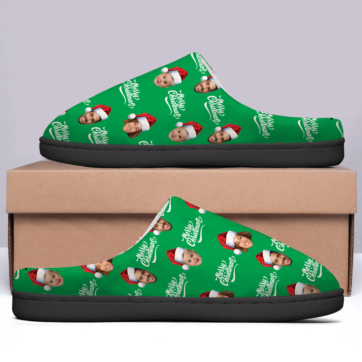 Pantoufles photo personnalisées - cadeau idéal pour les amoureux des chats et des chiens - Pantoufles personnalisées