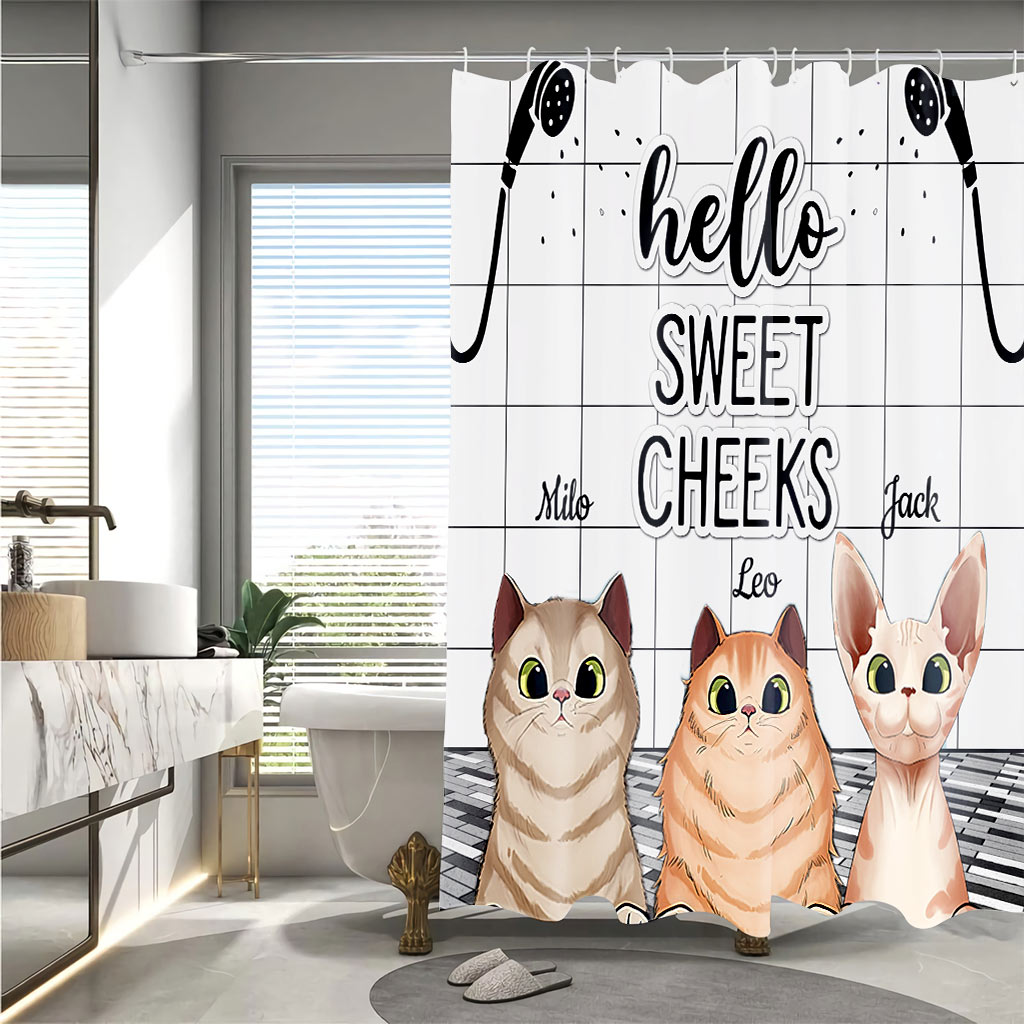 J'ai vu ça - Rideau de douche personnalisé pour chien