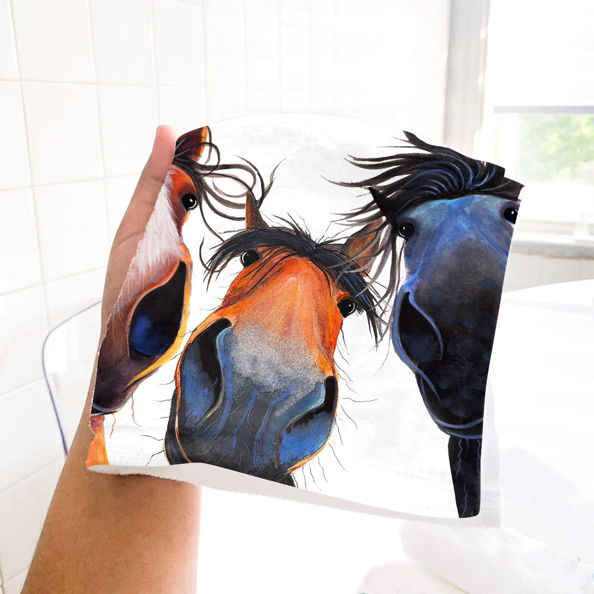 Joli fessier - Serviette de cheval