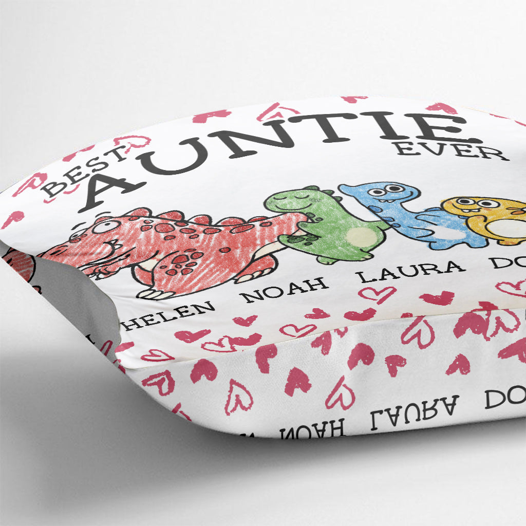 Best Mimisaurus Ever - Gift for grandma, mom, aunt - Personalized Throw Pillow