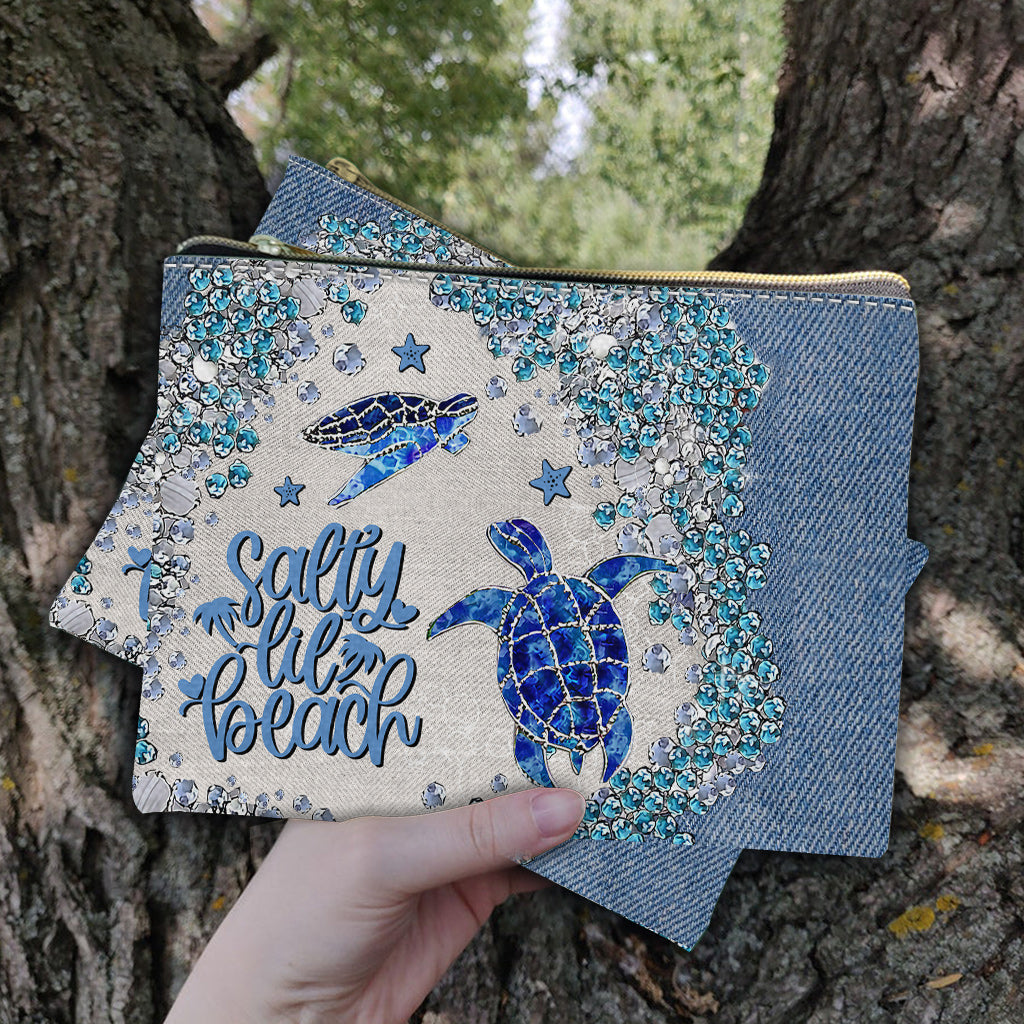 Turtle Bling - Personalized Turtle Pouch