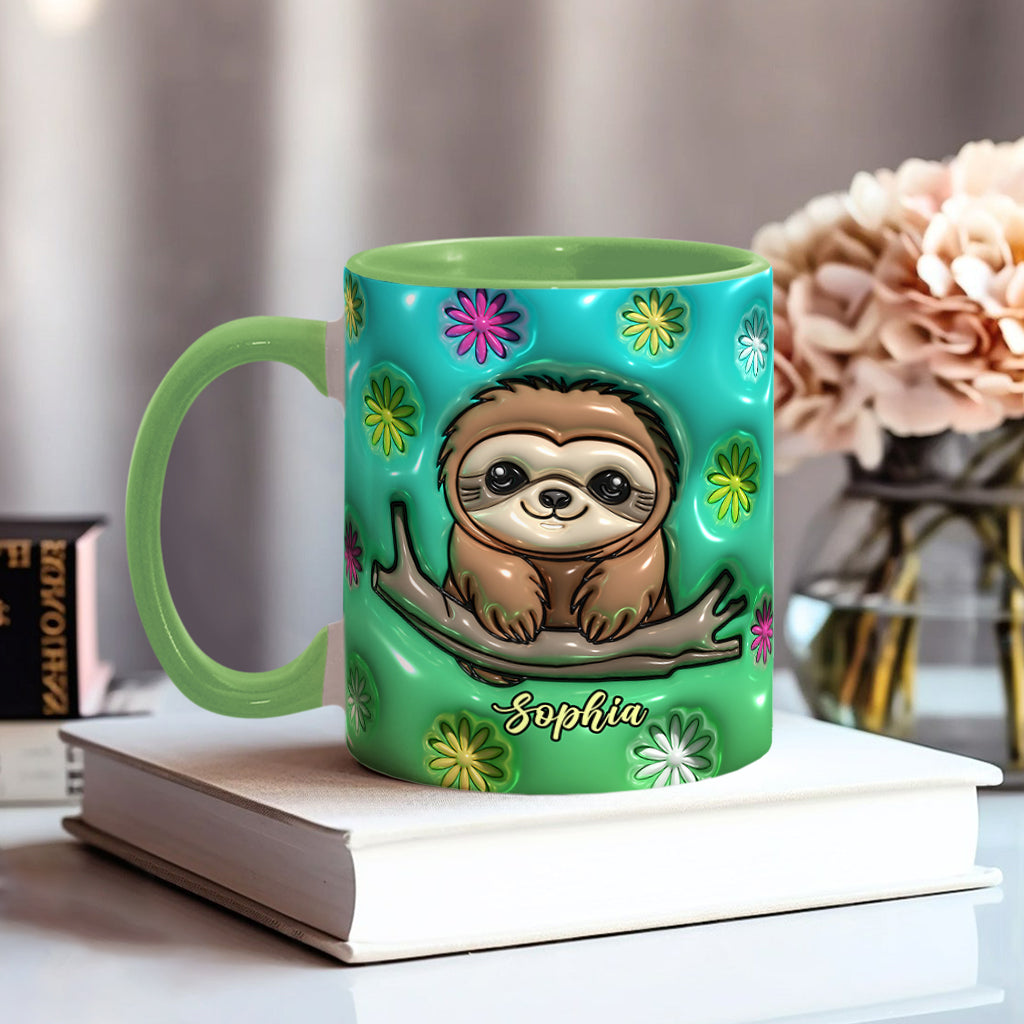 Mug personnalisé paresseux mignon