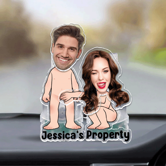 Her Property - gift for husband, wife, boyfriend, girlfriend - Personalized Custom Shaking Head