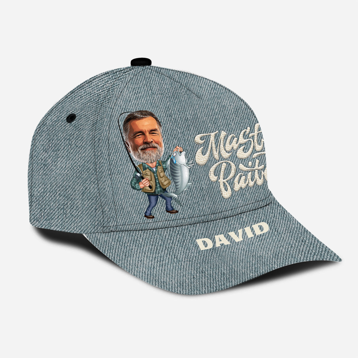 Casquette de pêche classique personnalisée Master Baiter