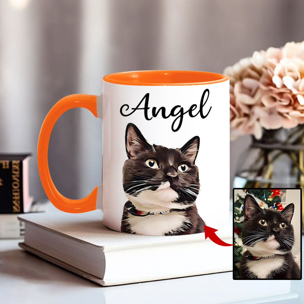 Mug personnalisé à motif chat pour amoureux des chats