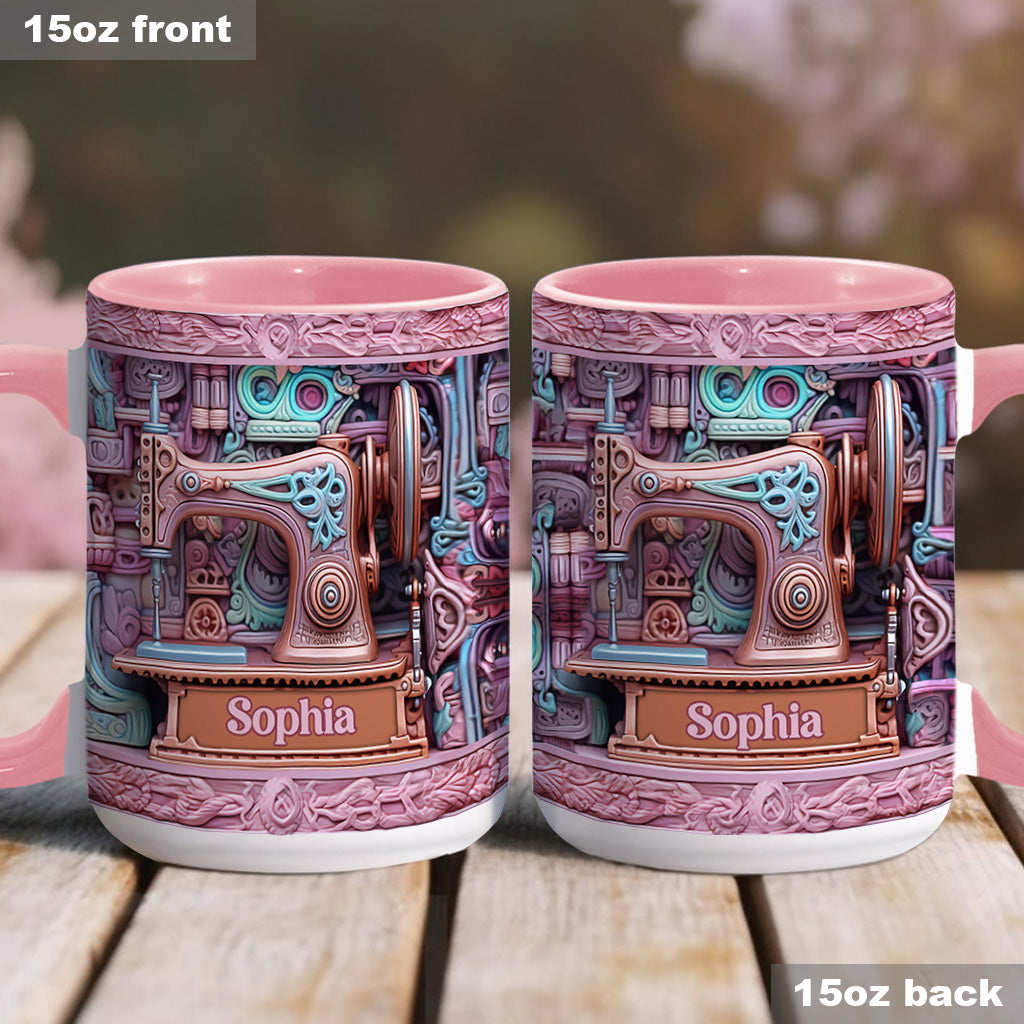Love Sewing - Personalized Sewing Accent Mug