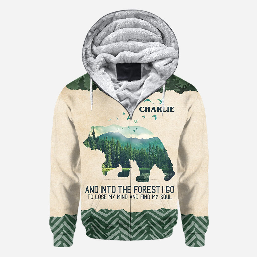 J'adore le camping - T-shirt de camping personnalisé intégral