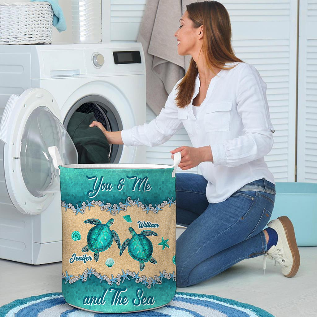 Salty Lil' Beach - Panier de rangement personnalisé pour tortues