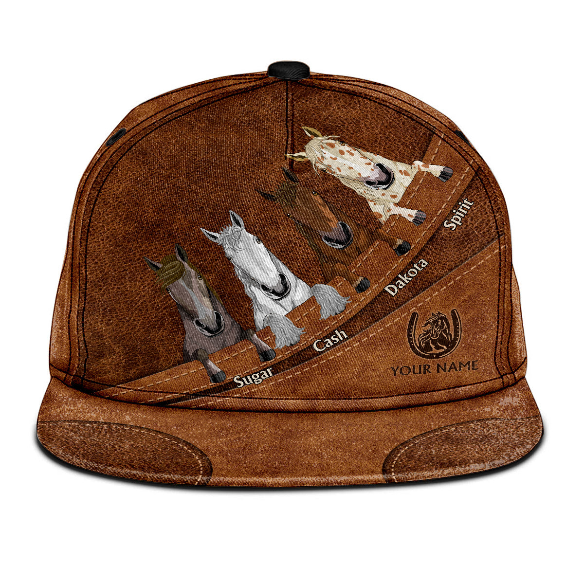 Love Horse - Casquette personnalisée à motif cheval