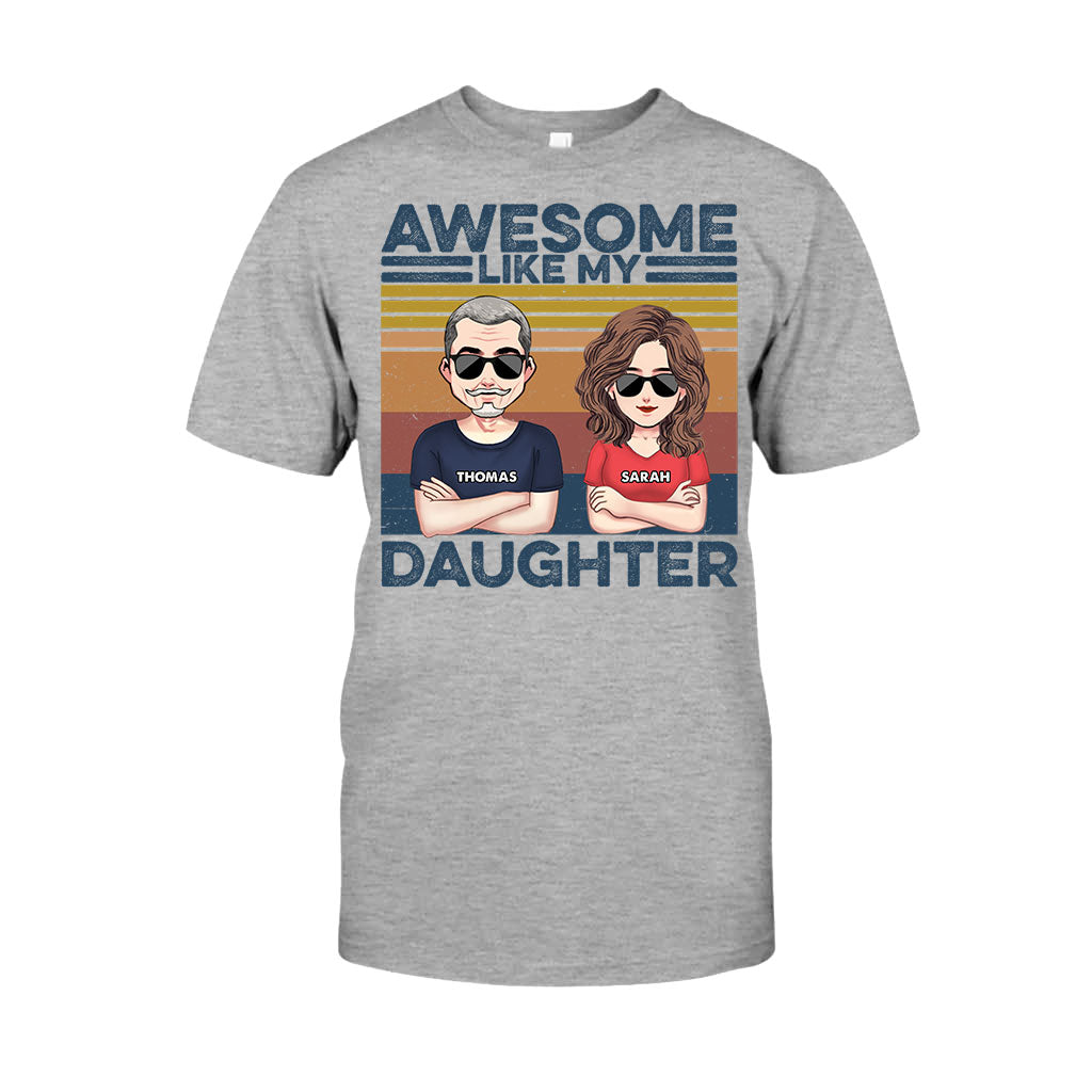 Tel père, tel fils - Cadeau pour papa - T-shirt et sweat à capuche personnalisés