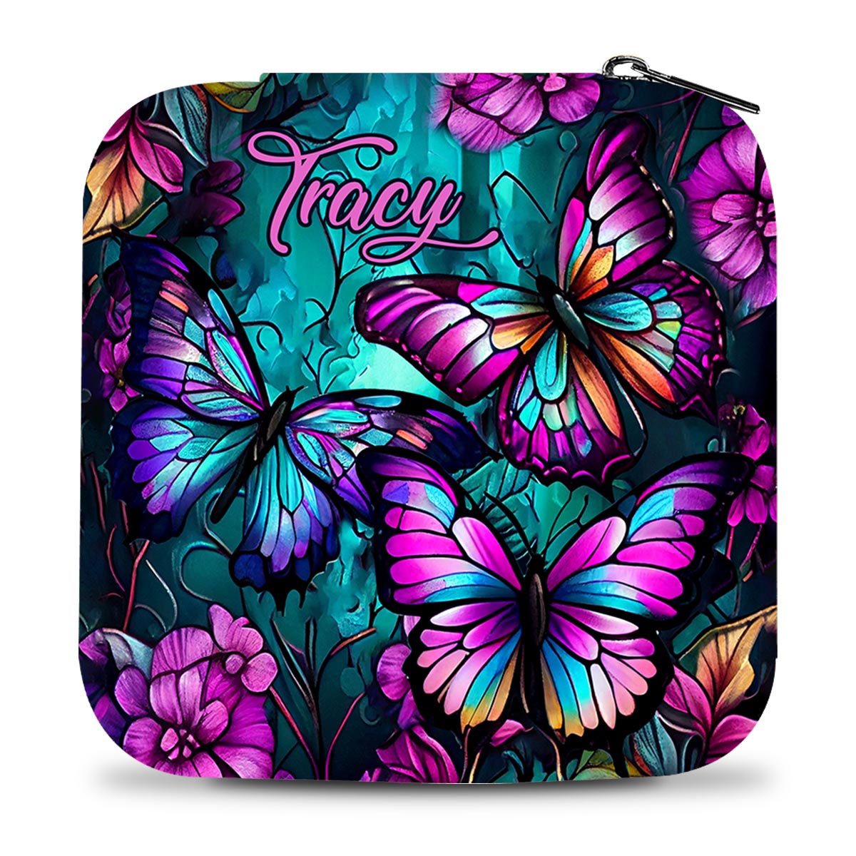 Magnifiques papillons - Boîte à bijoux papillon personnalisée