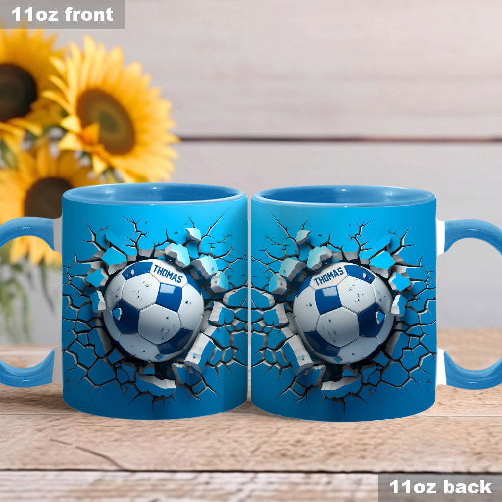 Un super mug de foot personnalisé