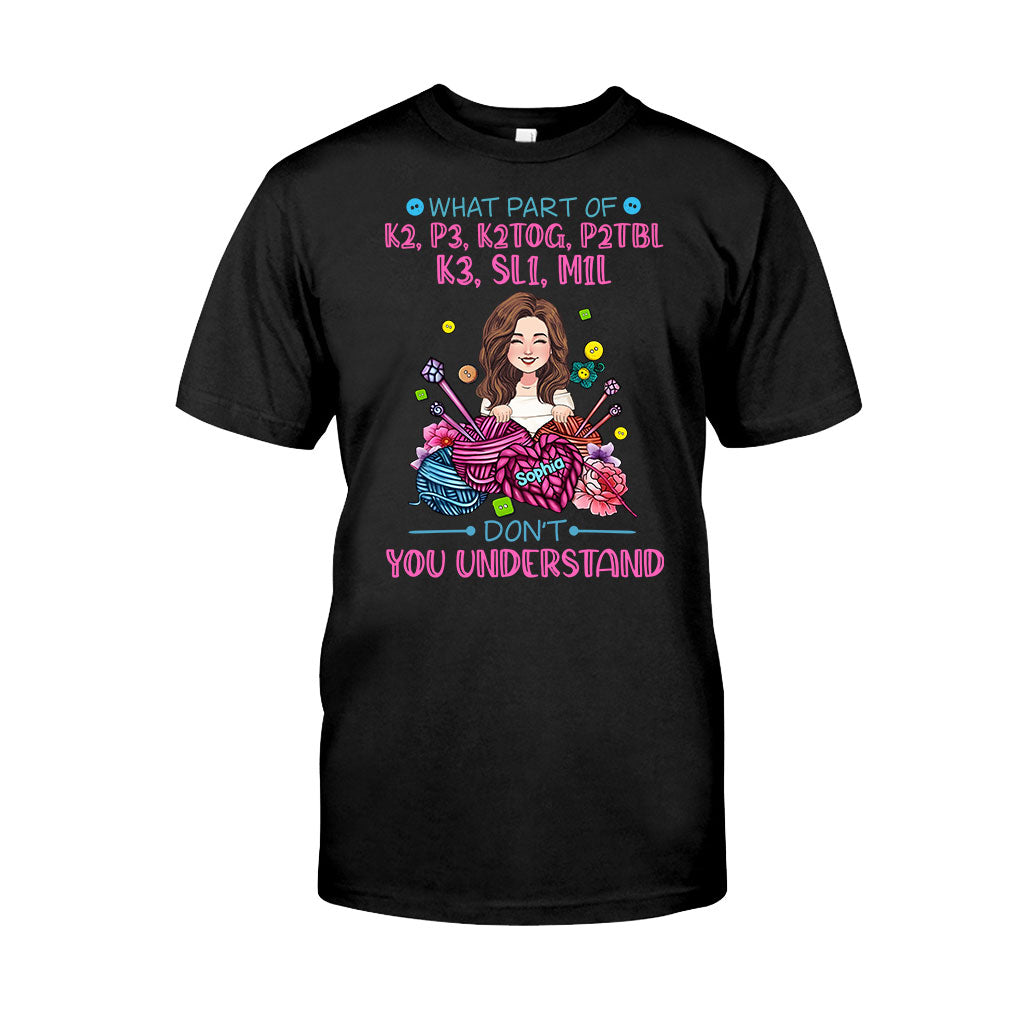Tu ne comprends pas ? - T-shirt et sweat à capuche tricotés personnalisés