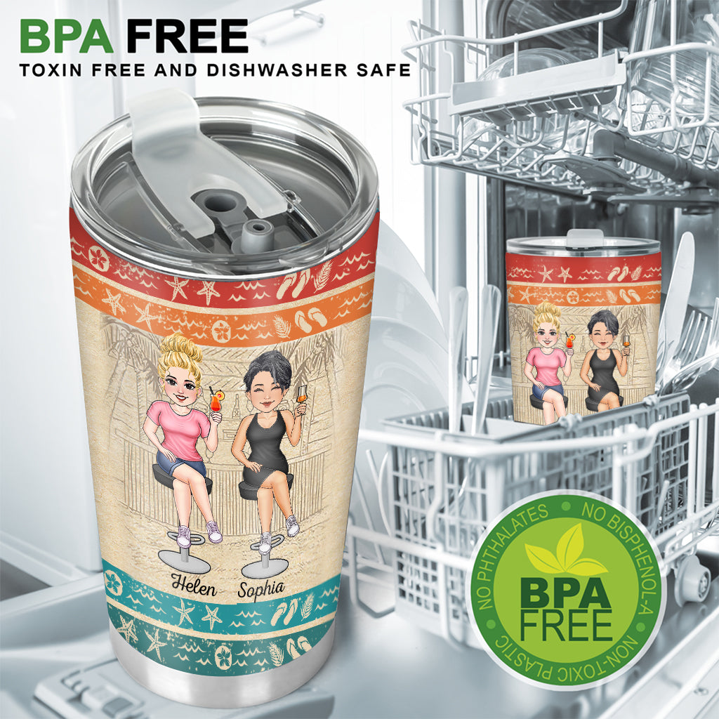 La gueule de bois est passagère, mais les anecdotes de soirées arrosées sont éternelles - Gobelet personnalisé pour meilleure amie