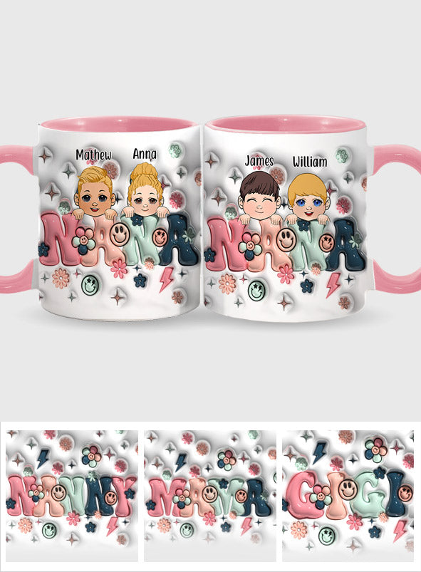 Meilleure grand-mère/mamie/mémé du monde - Cadeau pour grand-mère - Mug personnalisé