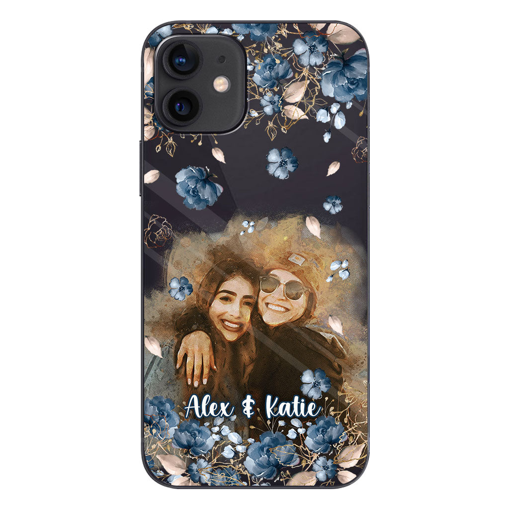Bestie Matching Phone Case - Personalized Bestie Clear Phone Case