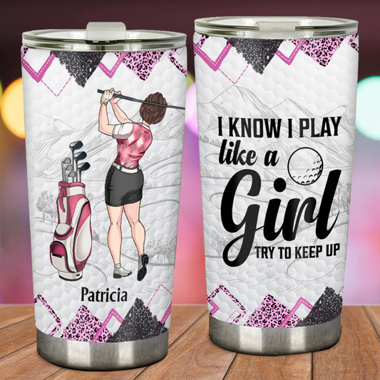Golf Instruction - Personalized Golf Tumbler