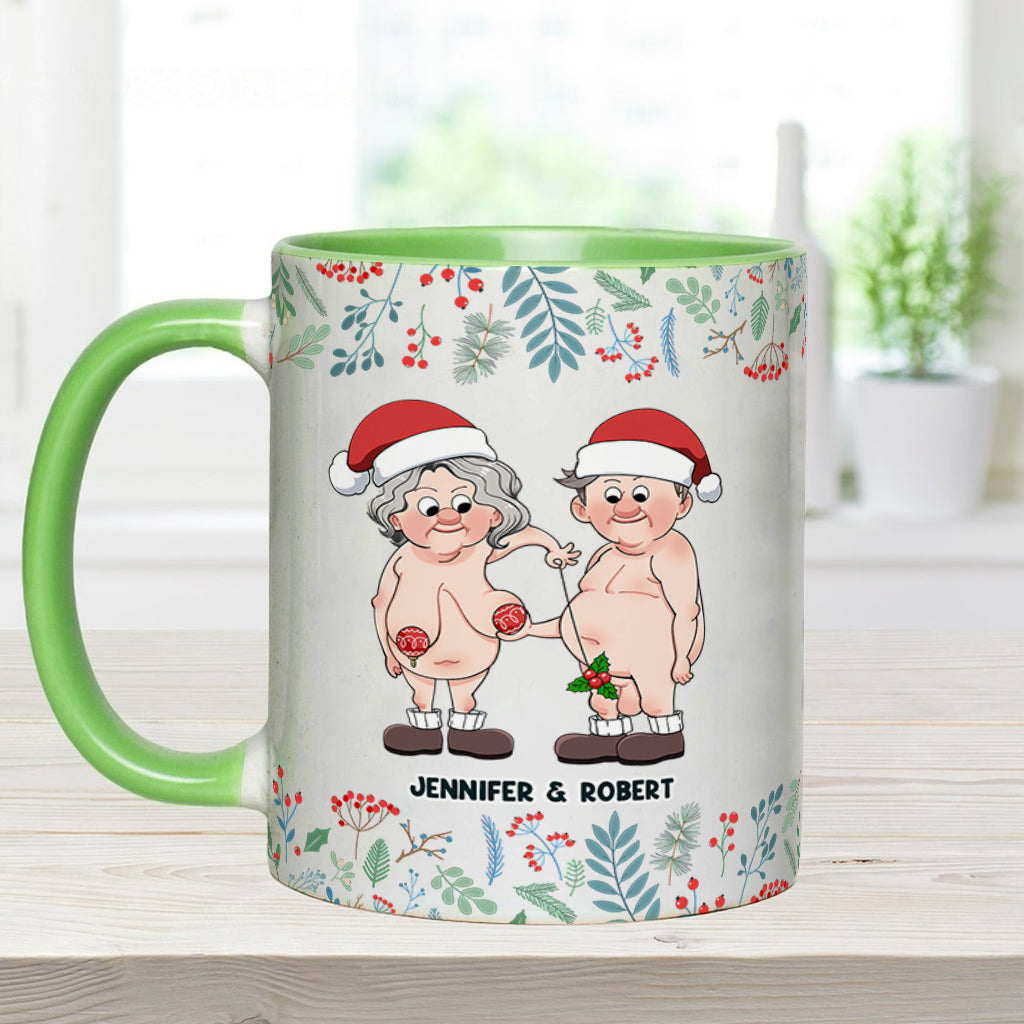Je veux vieillir avec toi - Mug personnalisé pour couple