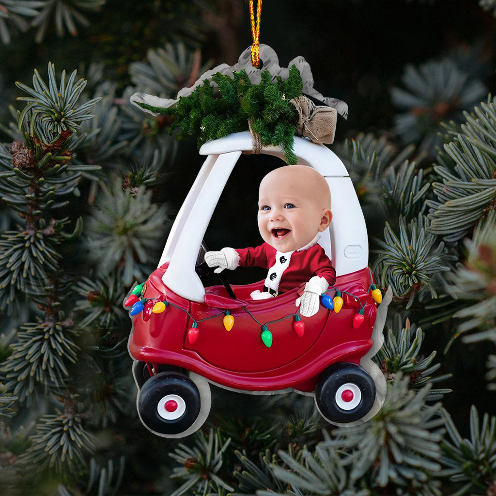 Cute Baby - Personalized Newborn Transparent Ornament