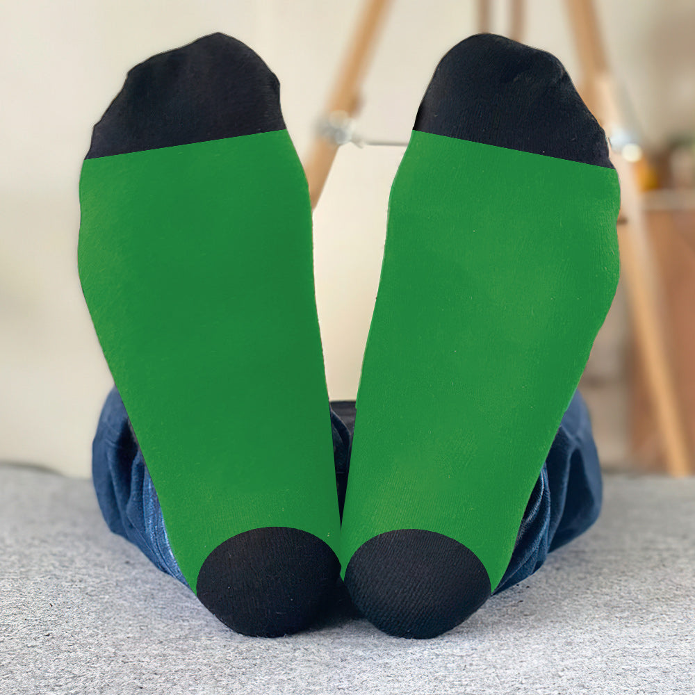 Chaussettes personnalisées avec photo de famille - un cadeau pour tous - Personnalisables