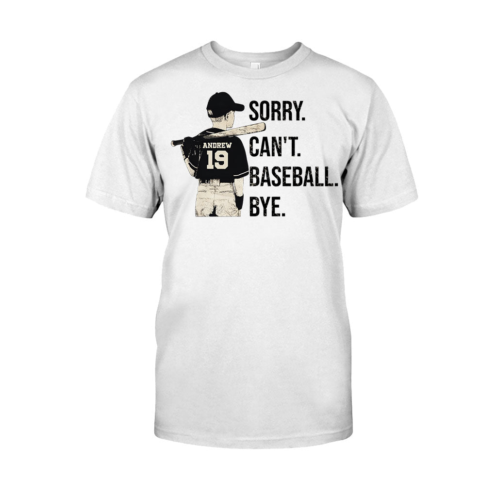 Désolé, je ne peux pas jouer au baseball. Au revoir ! - T-shirt et sweat à capuche personnalisés sur le thème du baseball