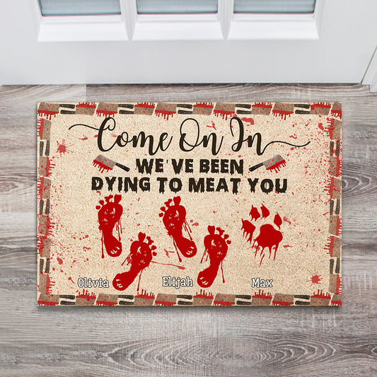 Come On In - Personalized Family Doormat