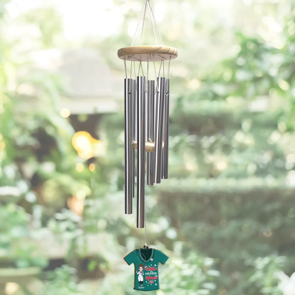 Santa's Favorite Nurse - Personalized Nurse Wind Chime