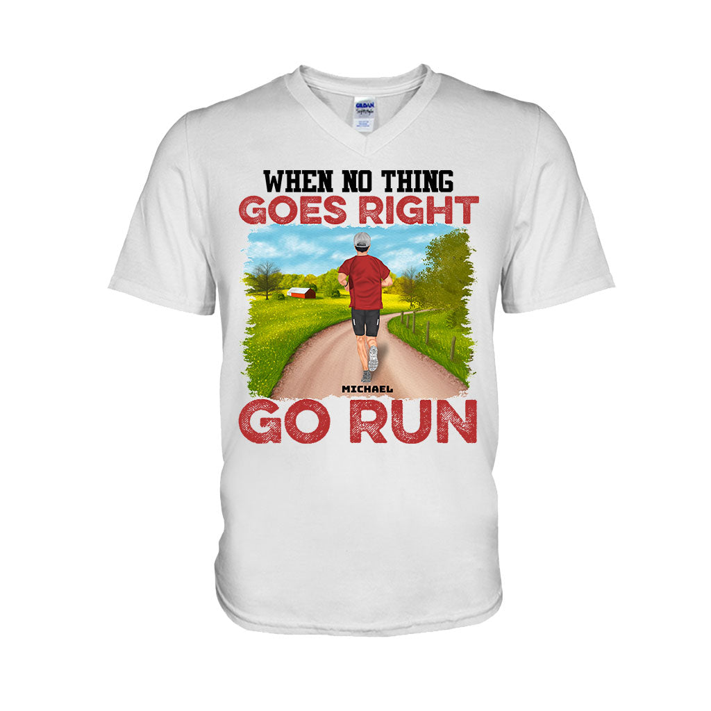 La vie est plus belle en chaussures de course - T-shirt et sweat à capuche de course personnalisés