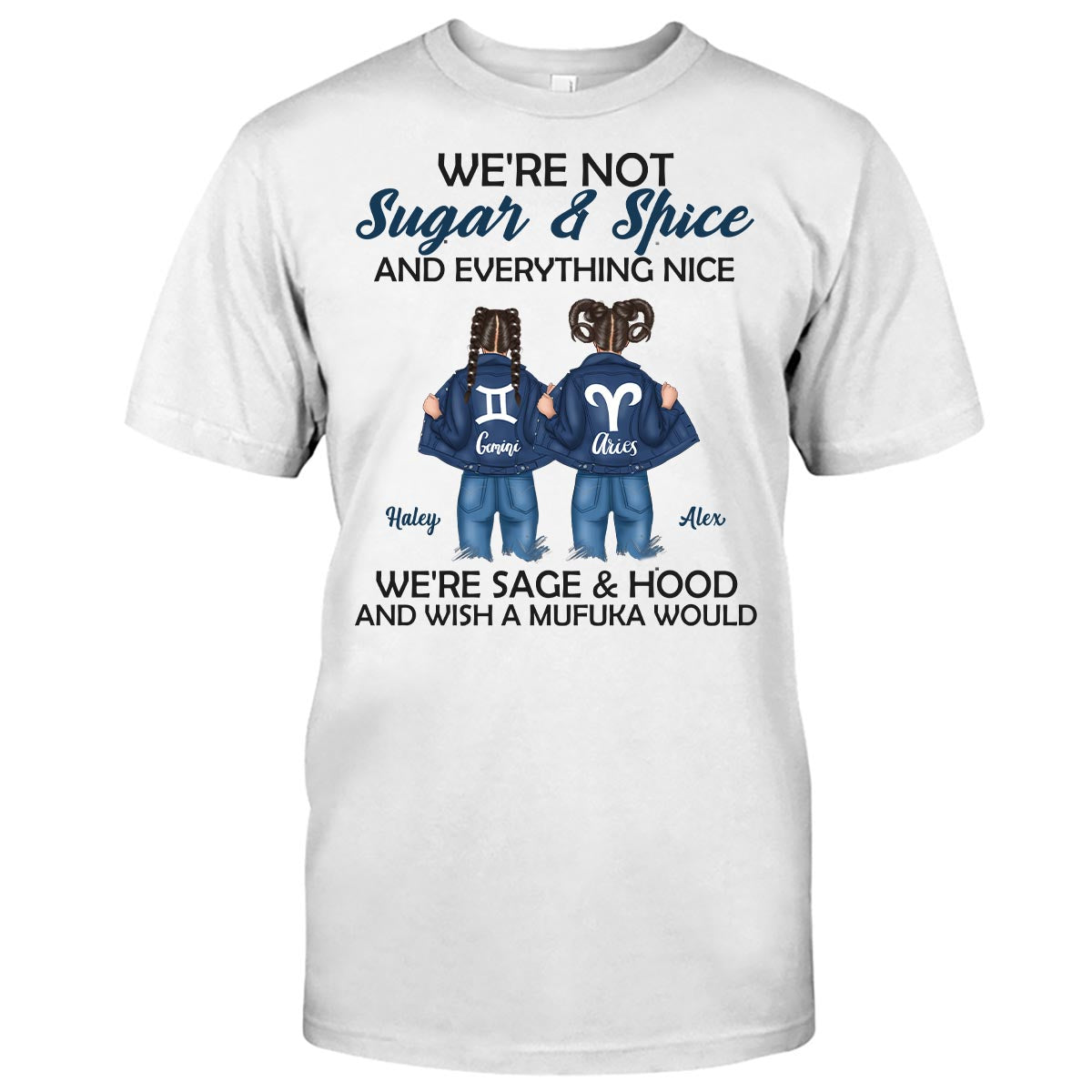 Trouble Together - T-shirt et sweat à capuche personnalisés pour meilleures amies