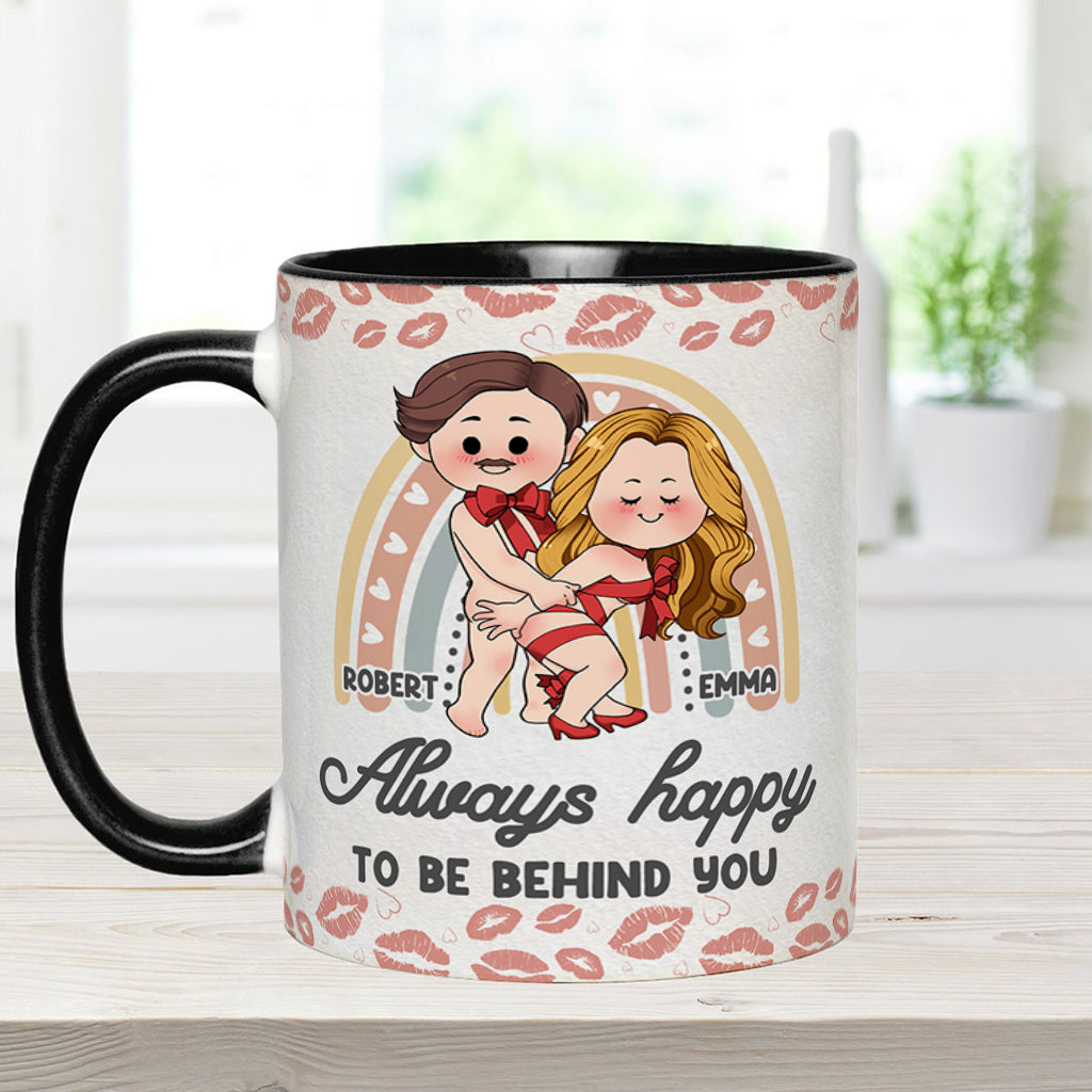 Toujours heureux d'être à vos côtés - Mug personnalisé pour couple
