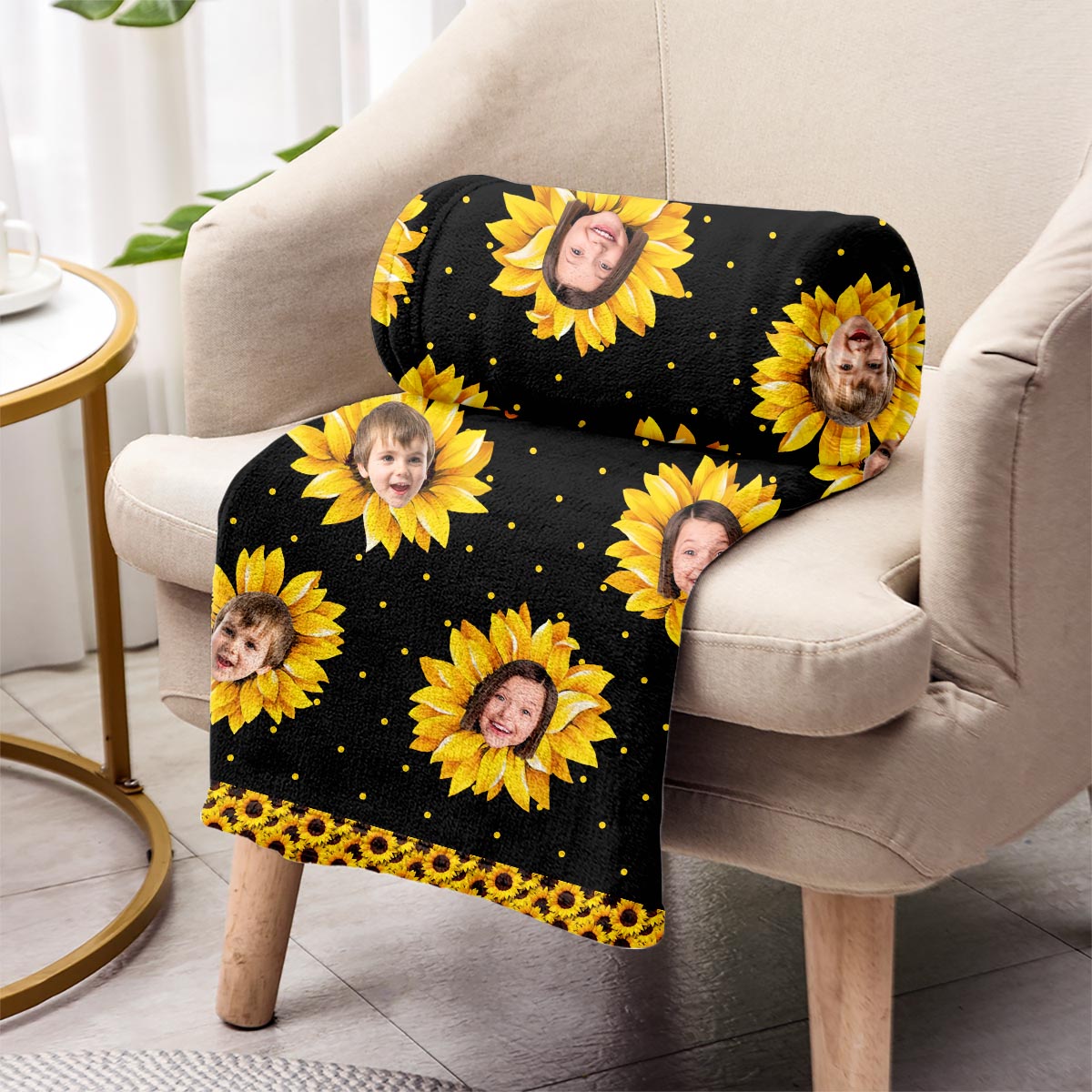 Tu es mon rayon de soleil - Cadeau pour grand-mère, maman - Couverture personnalisée
