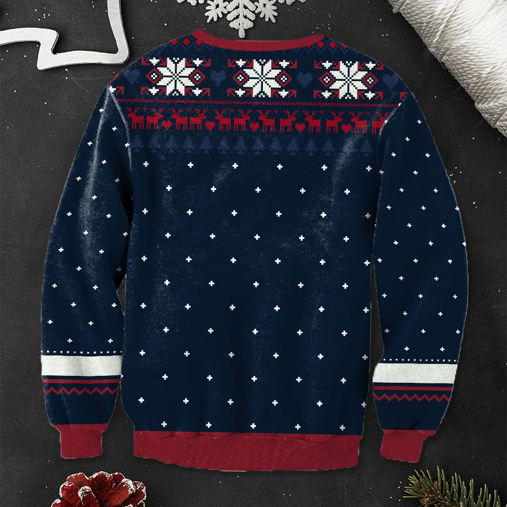 Pull moche personnalisé Gigi Claus - Mamie