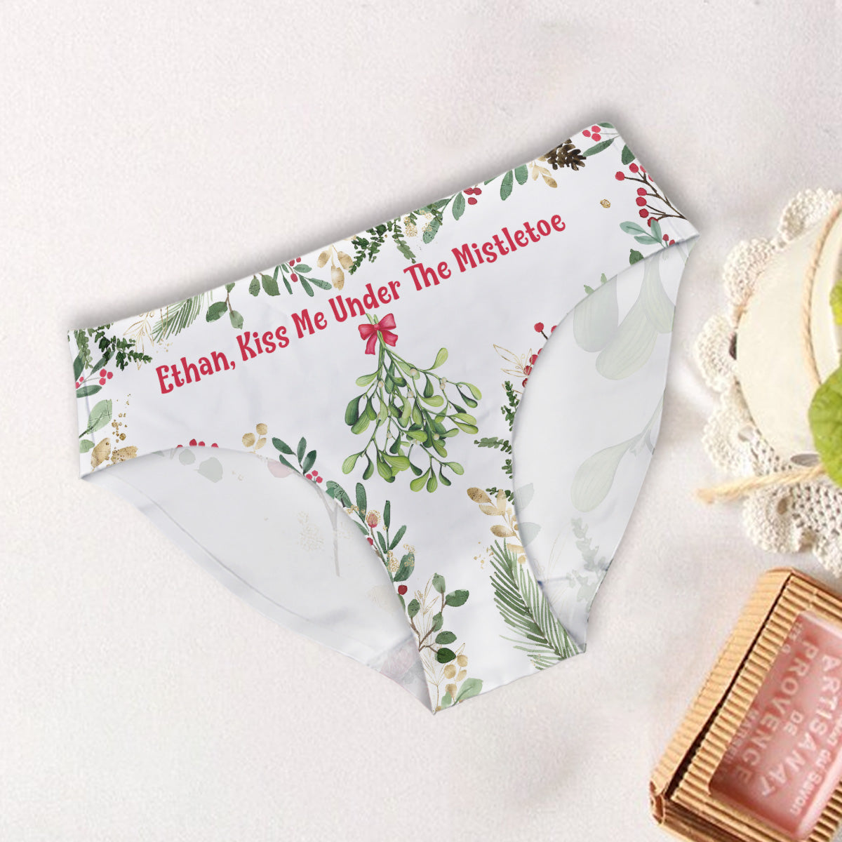 Couple amusant - Slips personnalisés pour couples (femme et homme)